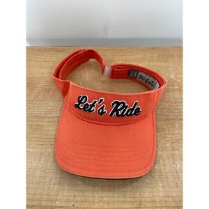 The Game Lets Ride Oklahoma State OAU Cowboys Visor Orange Cotton Adjustable Hat